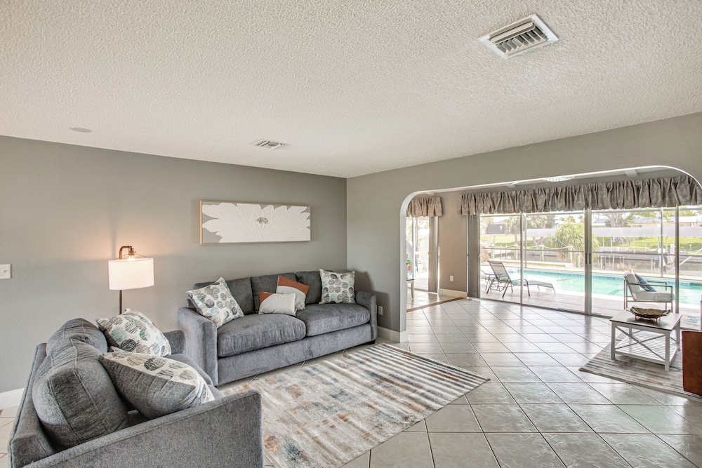 Heated Pool + Dolphin Views: Cape Coral Home!