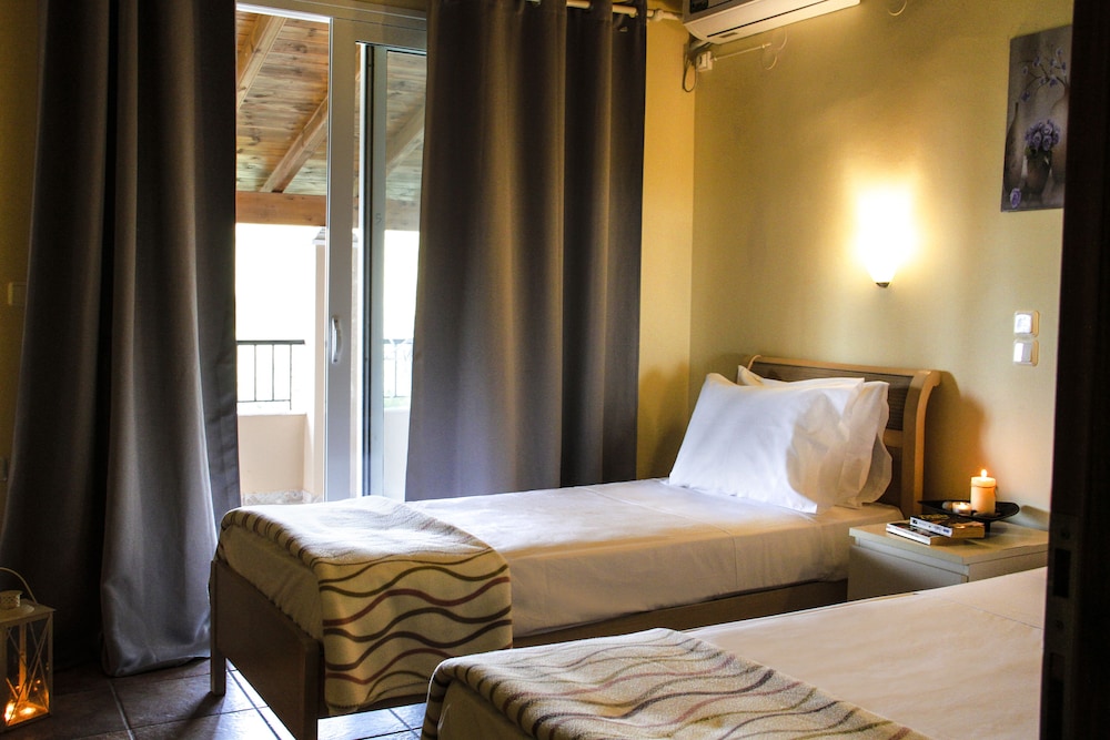 Nafsika villa en Corfu — bedroom
