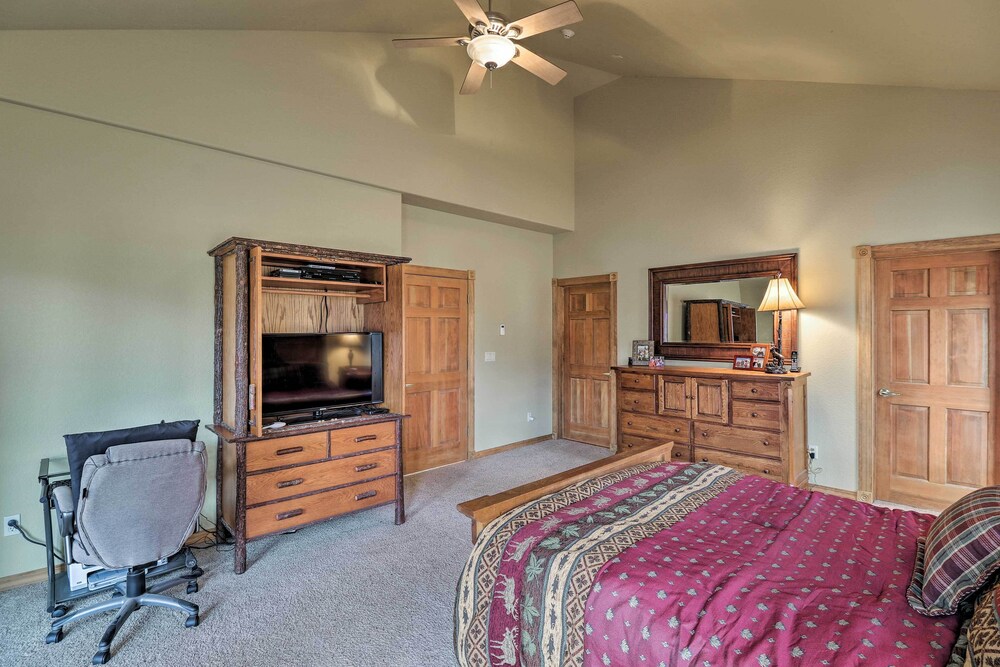 Kalispell Riverfront Home by Glacier National Park view 2