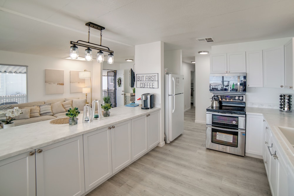 Hot Tub, Views & Dock! Playful Home on Clear Lake