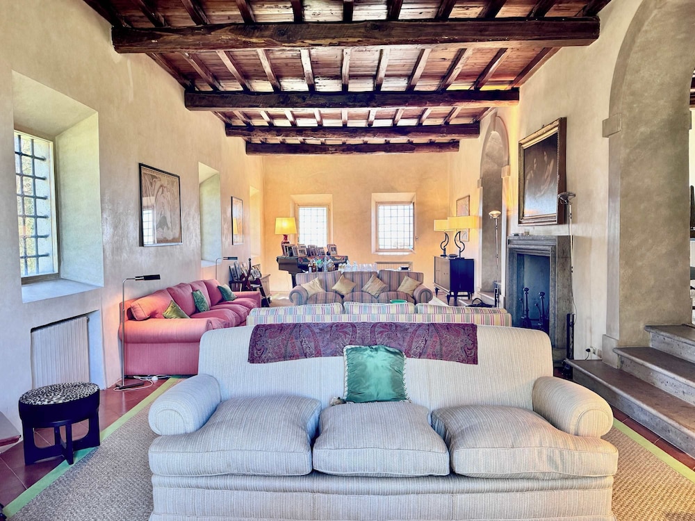 New Estate of Joy a Magnificent Historic Villa Near Rome on Glorious Ground Pool and Olives Galore