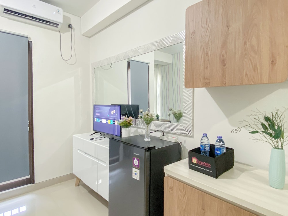Modern Neutral Studio Room Transpark Cibubur Apartment