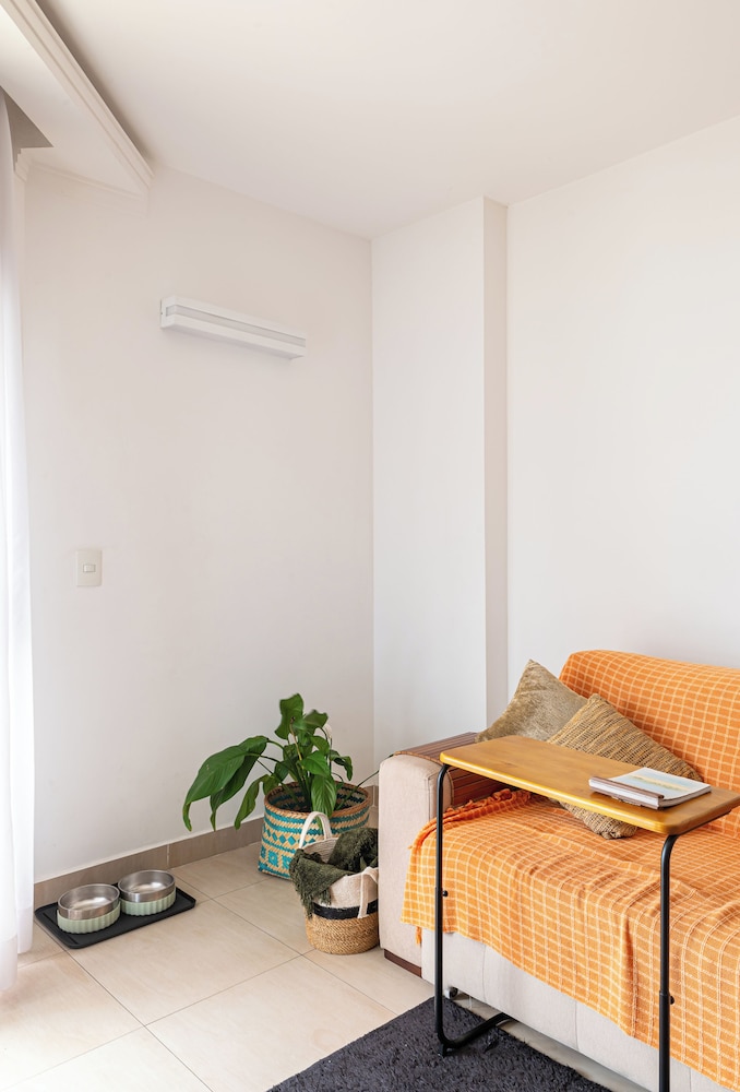 Flat com piscina vista-mar em Santos