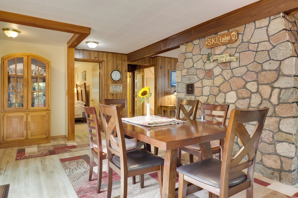 Dock & Views: Lakefront Family Home in Conover!
