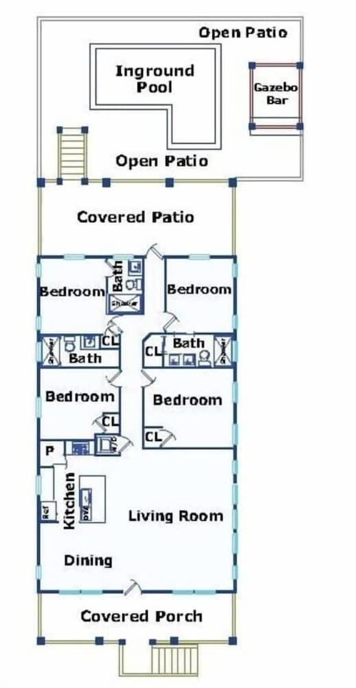 Sleeps 22! 2 Homes Priv Pool, Putting Green, Bar, Deck, Prime Port A Location
