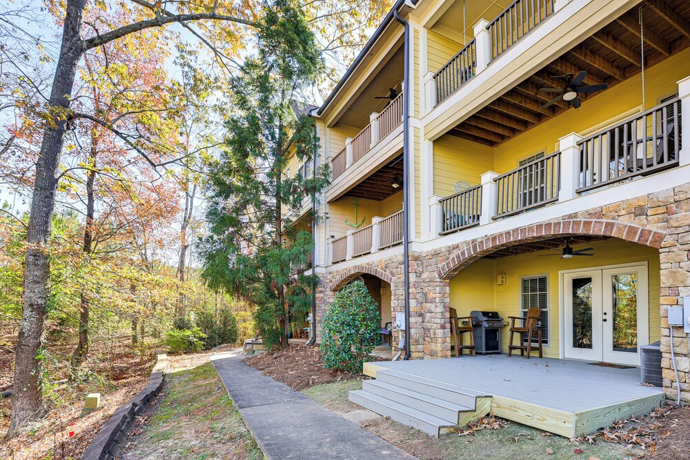 Private Patio, Decks: Waterfront Eatonton Townhome