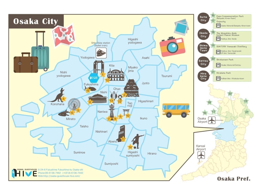 Osaka Guesthouse HIVE - Hostel