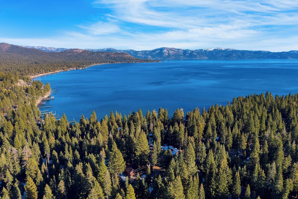 Lundy Bearden Serene Tahoe Retreat With Deck, Fireplace, and Forest Views