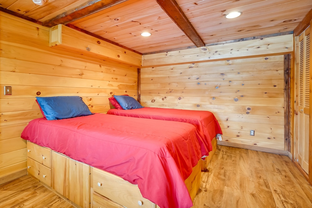 Lakefront Queensbury Vacation Rental w/ Deck! view 4