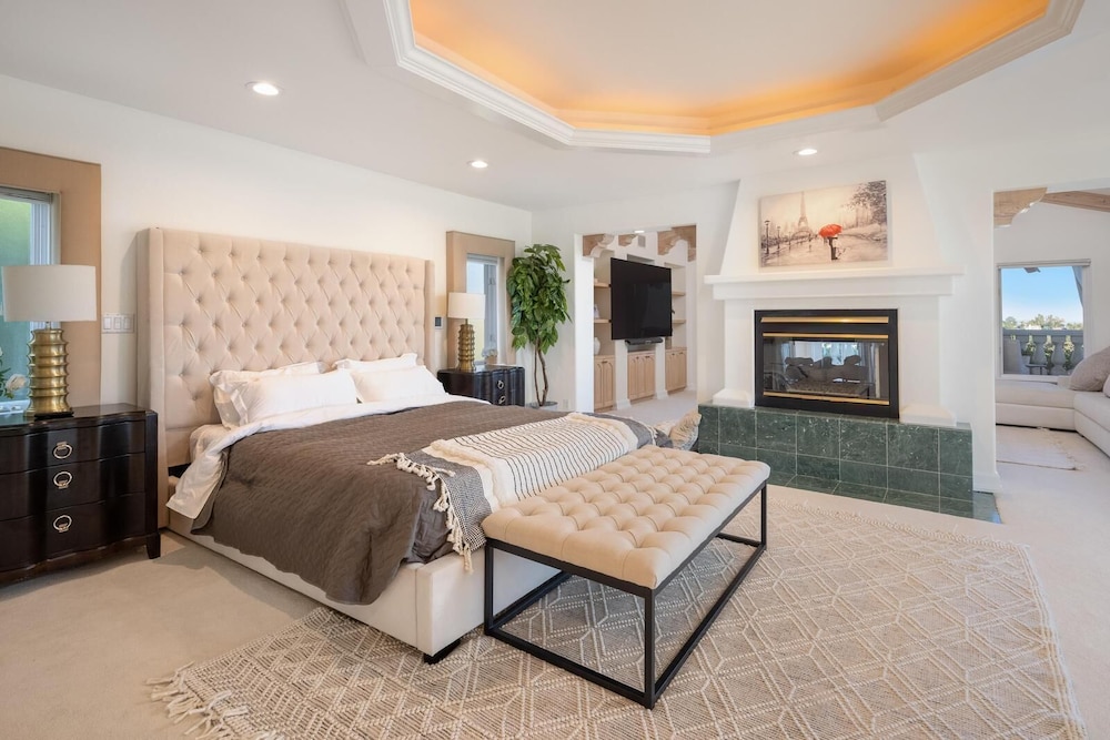 Stradella Spanish - Contemporary Mediterranean Estate w/ Resort-style Yard