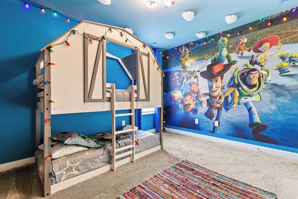 Upstay: Poolside Mansion w/ Themed Arcade & Cinema