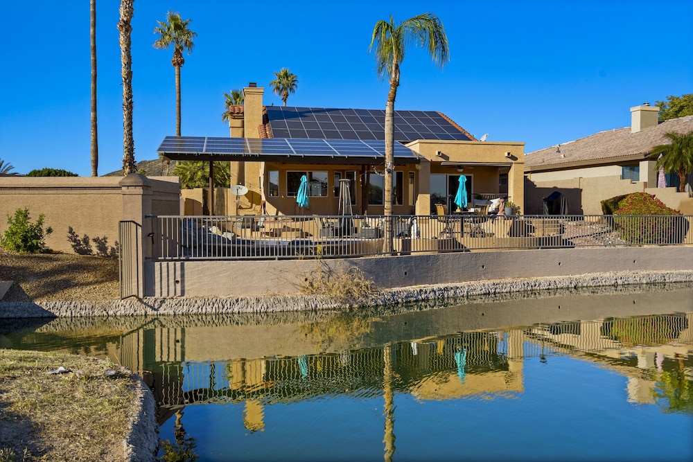 Spa, Covered Patio: Upscale Phoenix Oasis! view 3