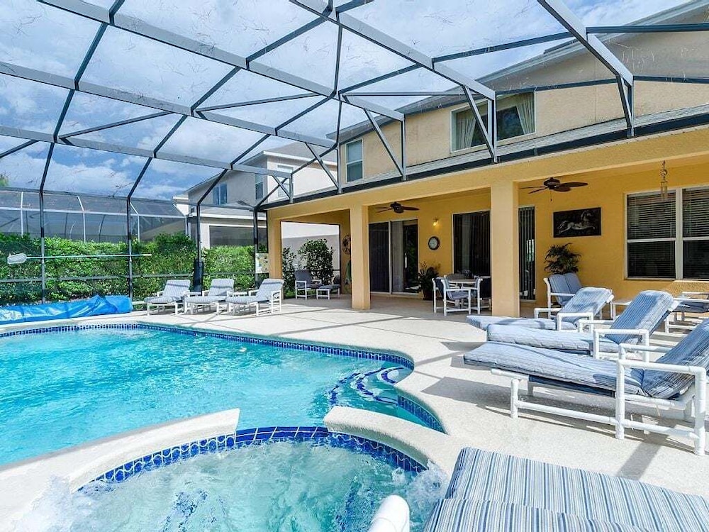 Southern Comfort Private Pool/spa Near Disney! 6 Bedroom Villa