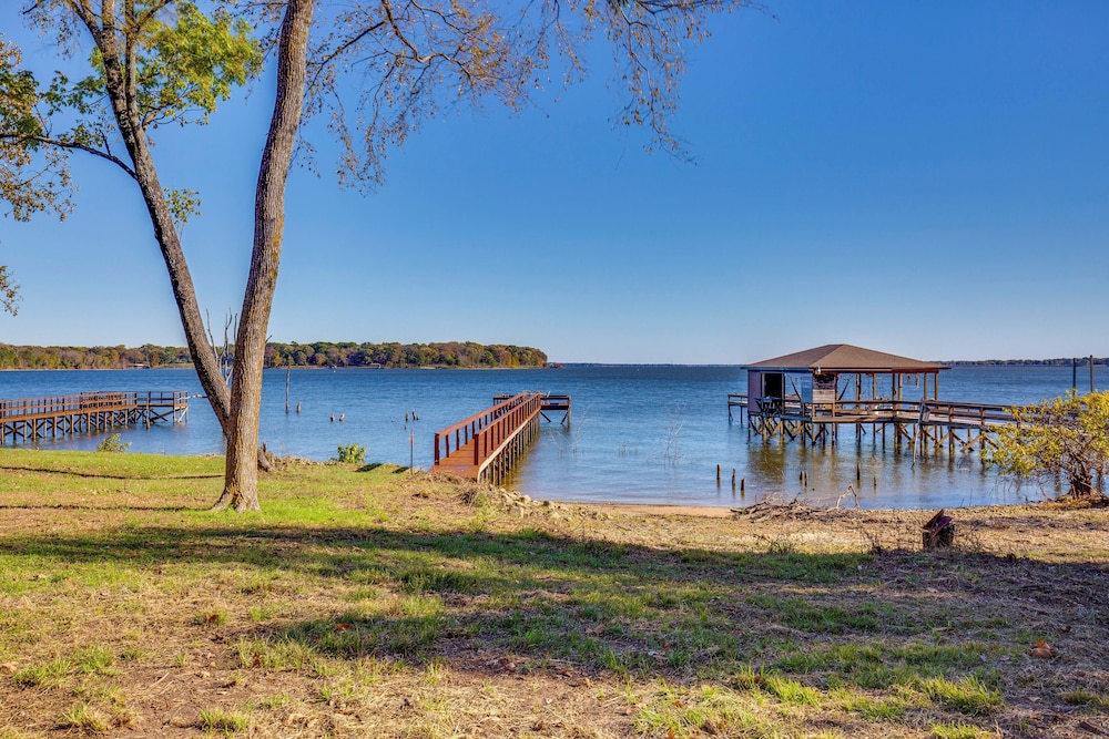 Waterfront Home at Lake Fork w/ Boardwalk