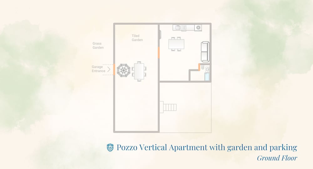 Pozzo Vertical Apartment With Garden and Parking by Rent all Como