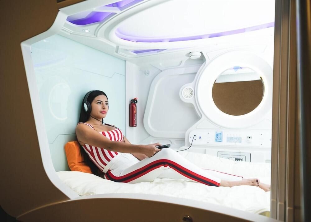 Capsule Hostel view 2