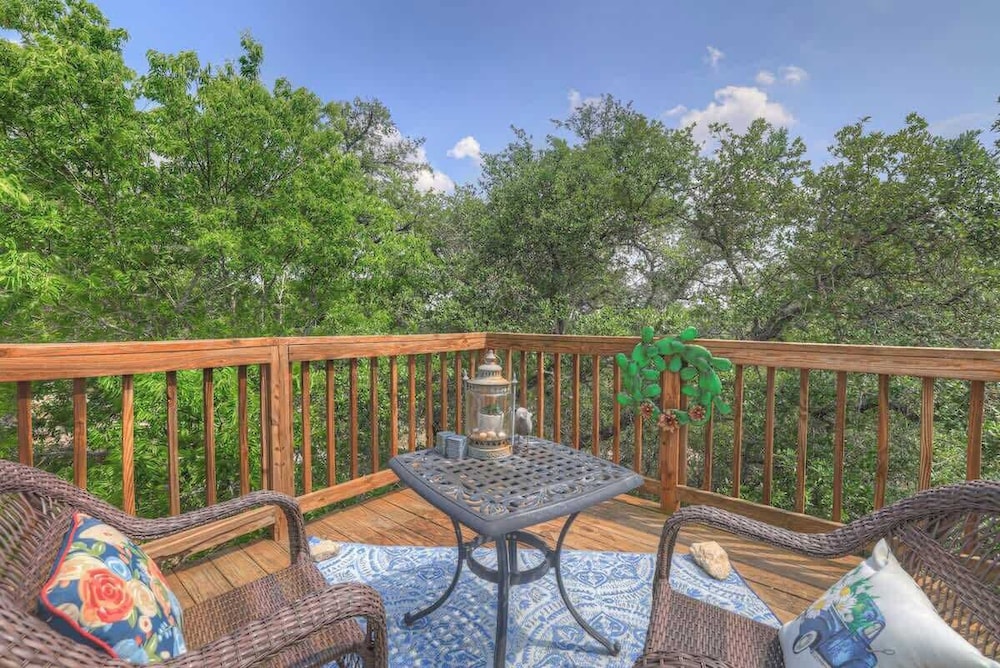 Cactus Flower Treehouse-pet Friendly-hill Country Views!