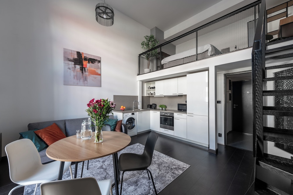Comfy loft with balcony
