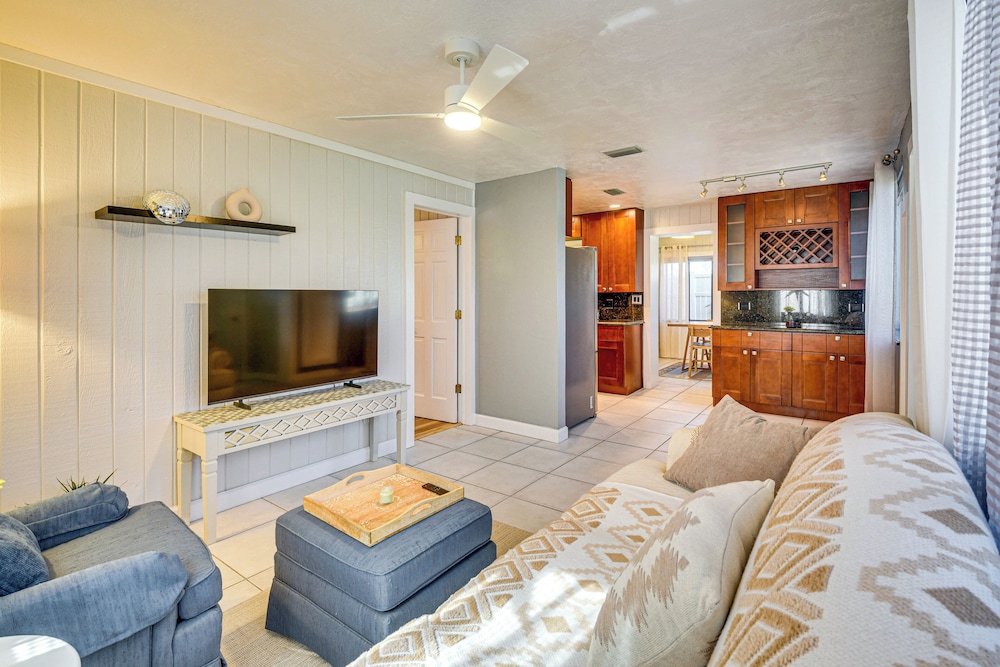 Steps to Sand! Ormond Beach Escape w/ Patio & BBQ