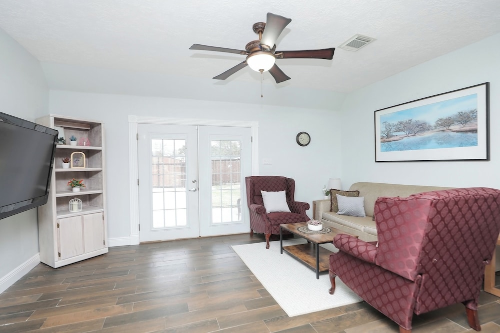 Private Backyard Oasis: Spacious Home in Humble!
