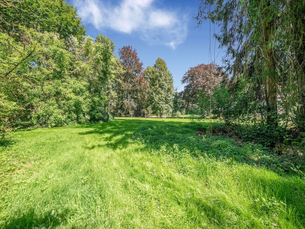 Castle in Ferrieres With Pond Garden