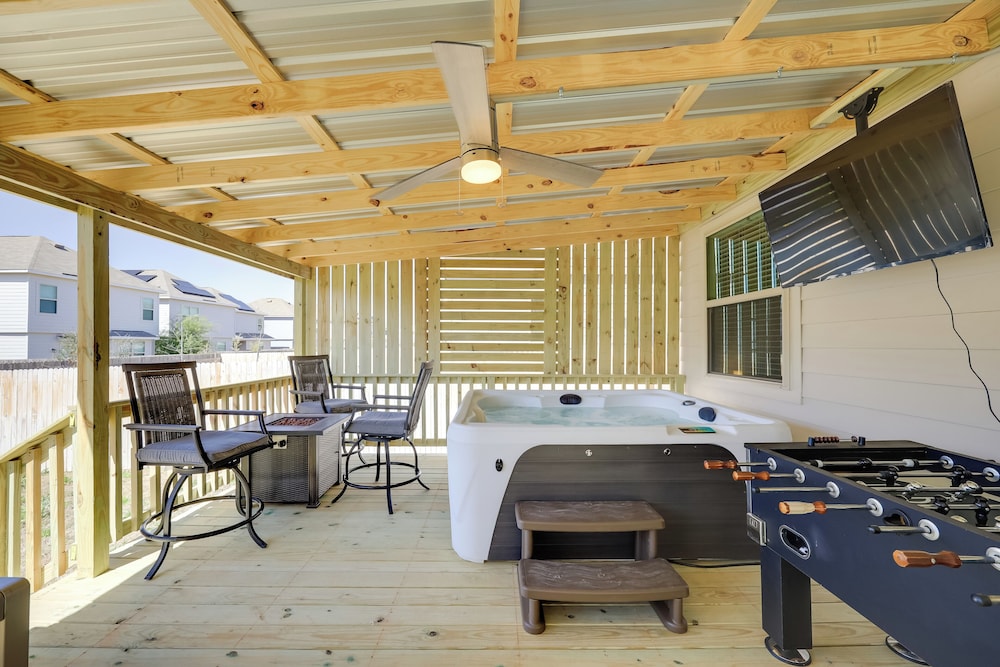 Hot Tub & Pool Haven w/ Game Loft: 6 Mi to Afb!