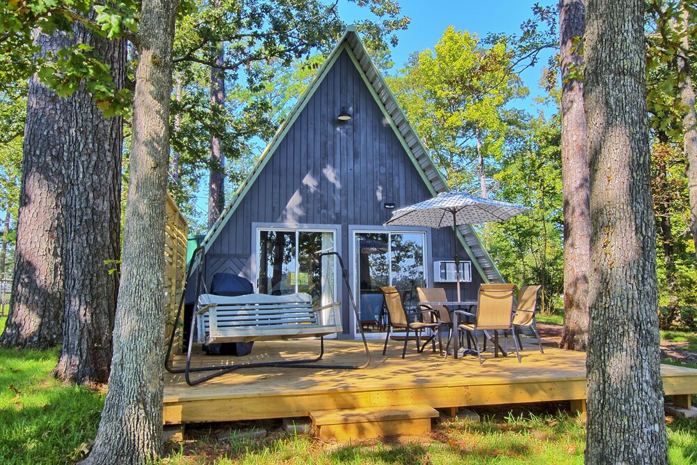 Leesville Vacations - Cozy Toledo Bend A-frame w/ Waterfront Views! - Property Image 1