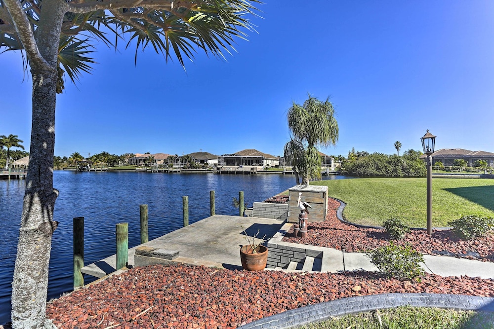 Private Dock: Canalfront Home in Cape Coral view 2