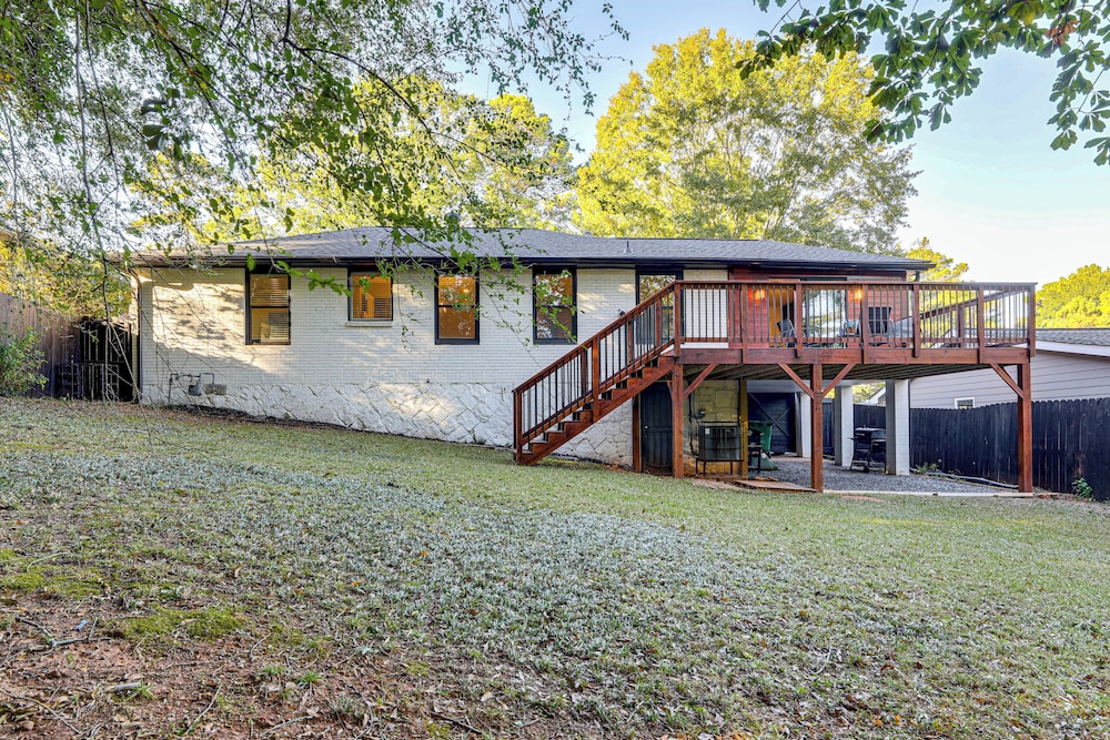 Close to Decatur Square: Family Home w/ Deck!