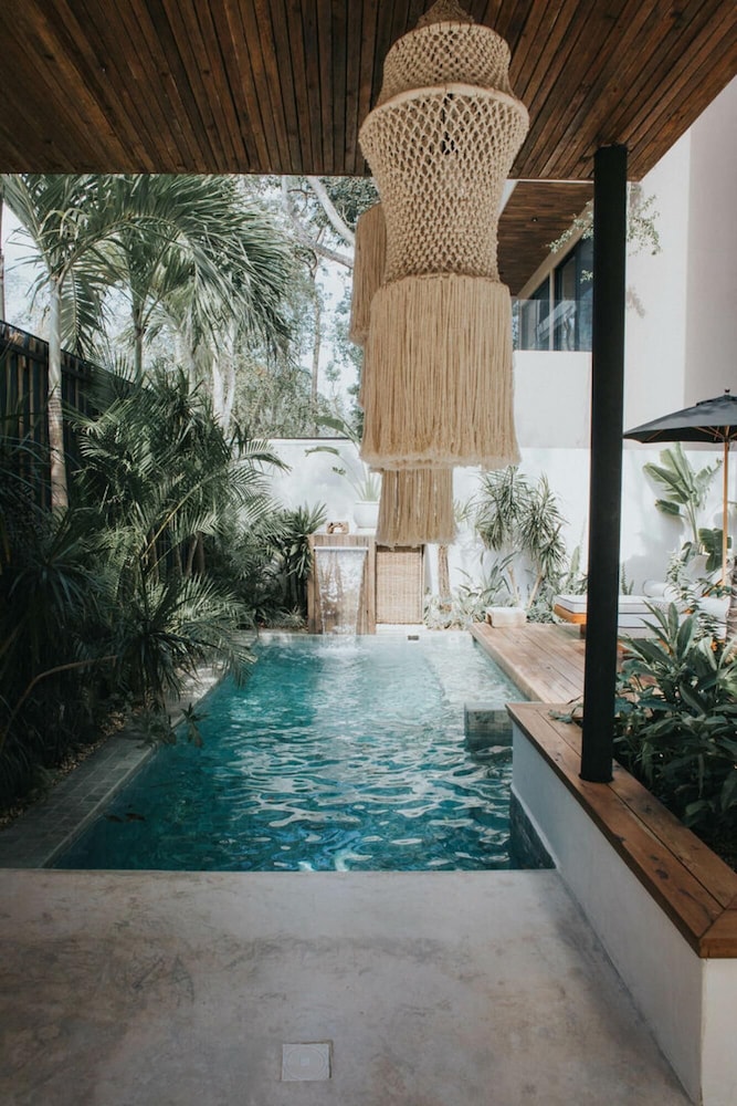Modern Luxury 3BR Penthouse Aldea Zama Private Hot Tub Nature Vibes Wifi view 2