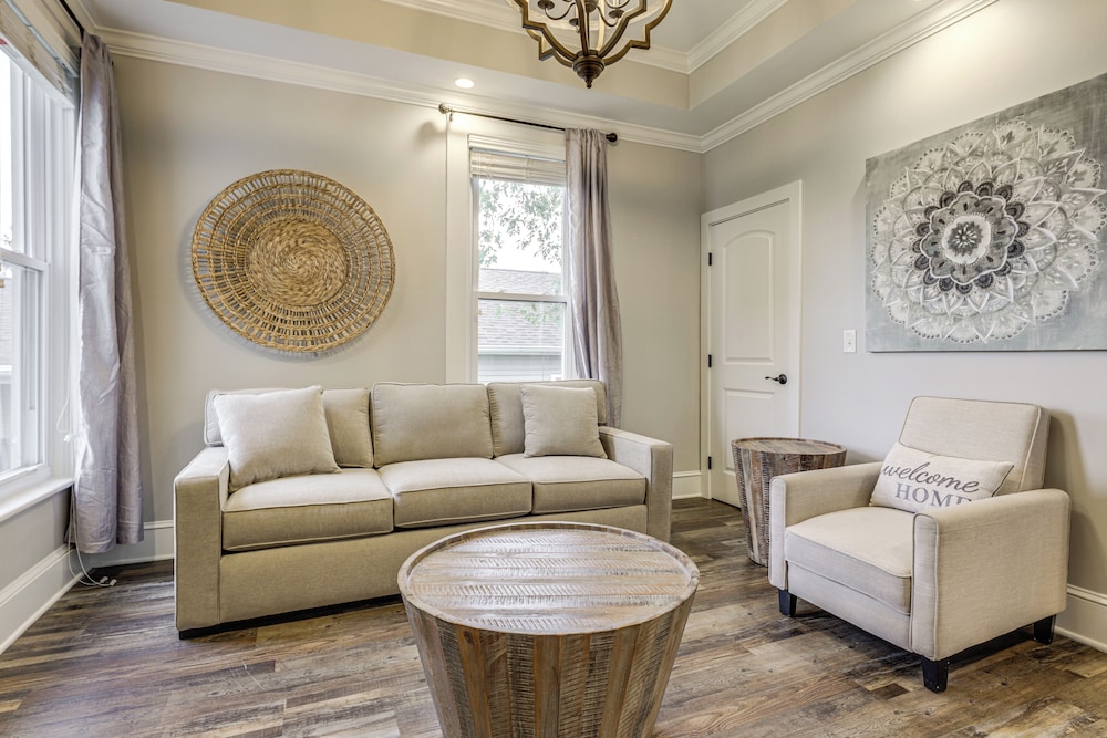 Modern Comfort Near Columbus: Home w/ Yard & Porch