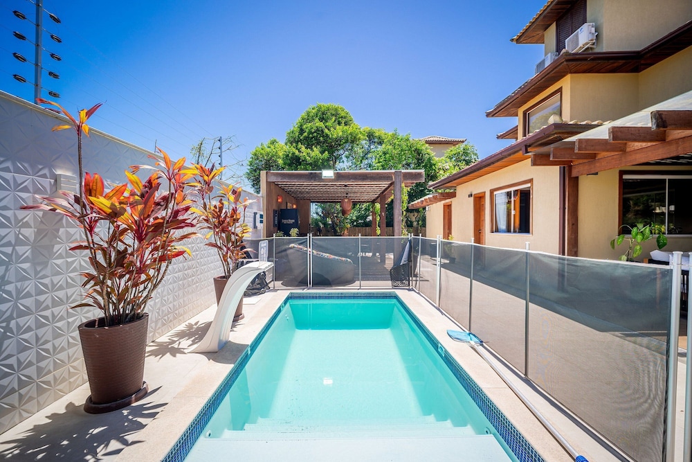 Bz85 Casa com Piscina 200m da praia
