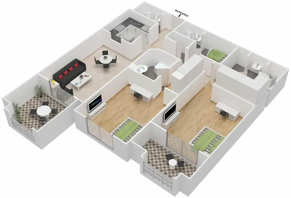 LUX The Grandeur Palm Garden View Suite