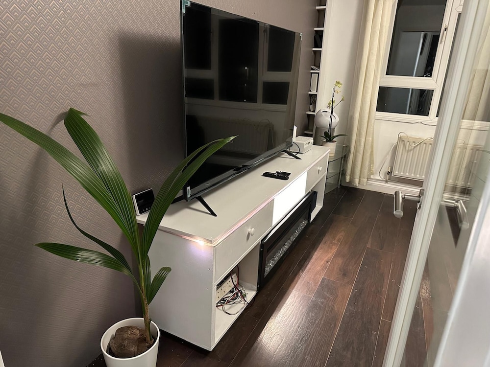 Stylish 1BR Apt w/ Fireplace & High-speed Wifi