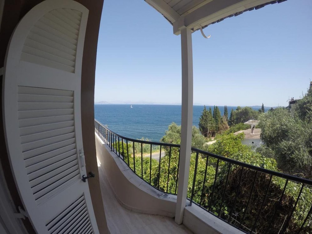 Villa Litsa Large Private Pool Walk to Beach Sea Views A C Wifi view 2