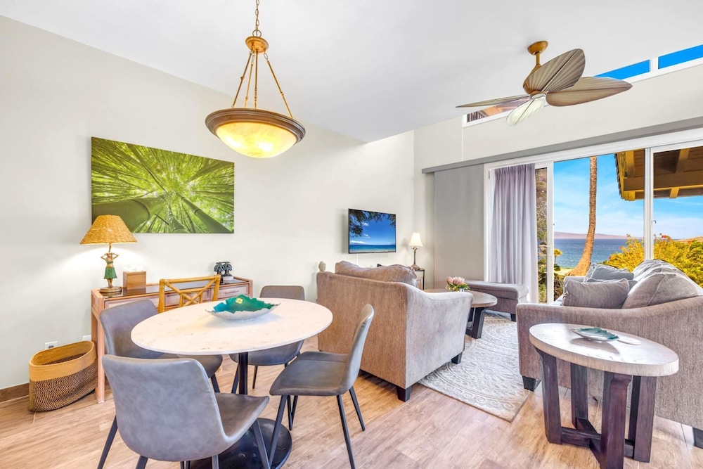 NEW KBM Resorts Free CAR Kapalua Bay Villas Ocean View 1-bedroom Condo Steps to Beach With Spacious Lanai! Kbv-24g3