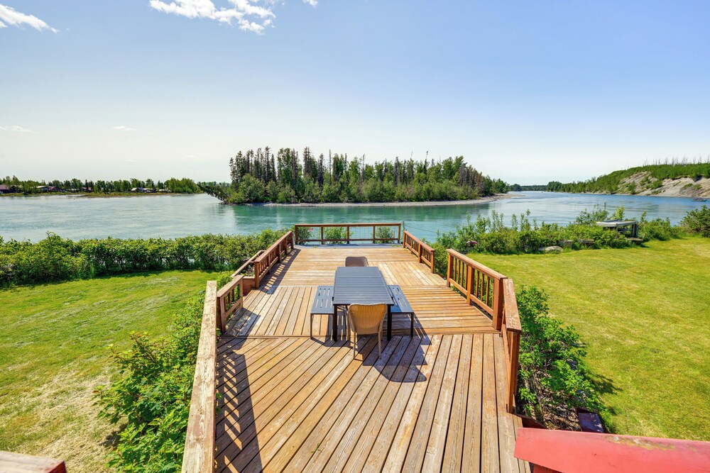 Riverfront Retreat w/ Fishing Dock in Sterling!