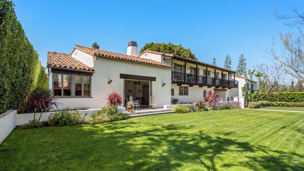 Howard Hughes Estate - Spanish Revival Gem w/ Pool, Wine Cellar & Guest House