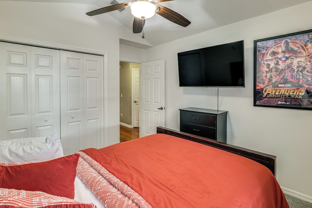 Family Oasis w/ Game Room & Pool in Davenport!