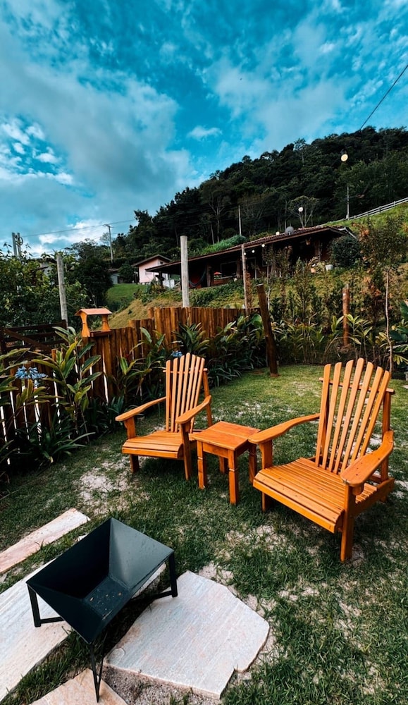 Chalé eu na montanha