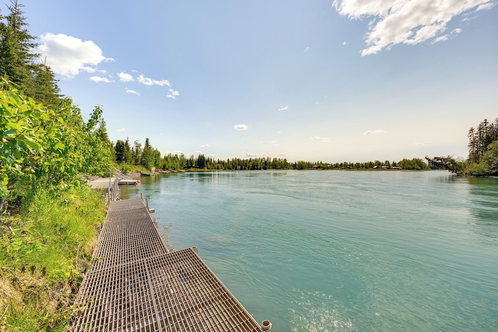 Riverfront Retreat w/ Fishing Dock in Sterling!