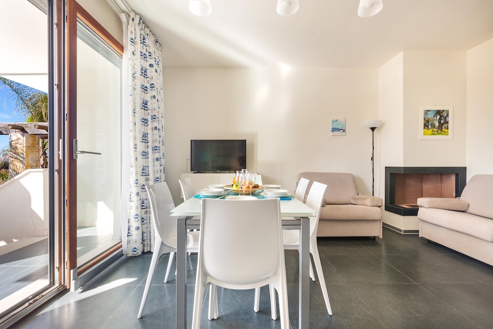 living room & dining area