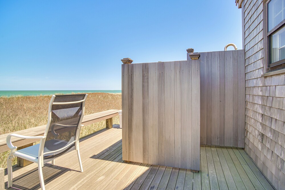 Stunning Ocean View! Beachfront Nantucket Retreat
