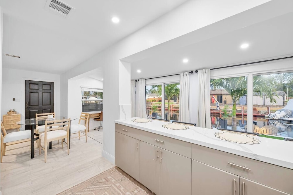 Waterfront Duplex Tropical Oasis