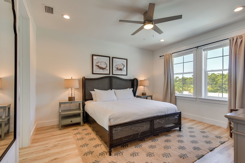Walk to Pier: Modern PCB Getaway w/ Private Pool!