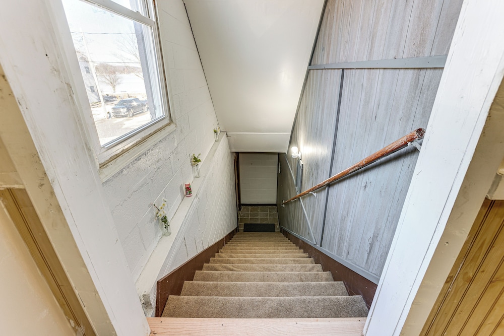 1 Block to Crystal Lake: Downtown Beulah Apt!