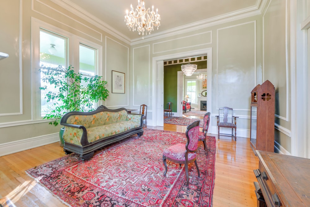 Ornate Victorian Home w/ Courtyard & Fire Pit!