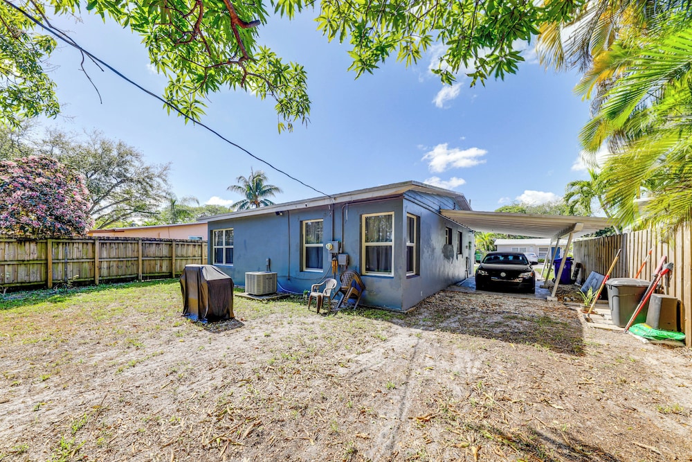 4 Mi to Ft Lauderdale Beach: Wfh-friendly Home!