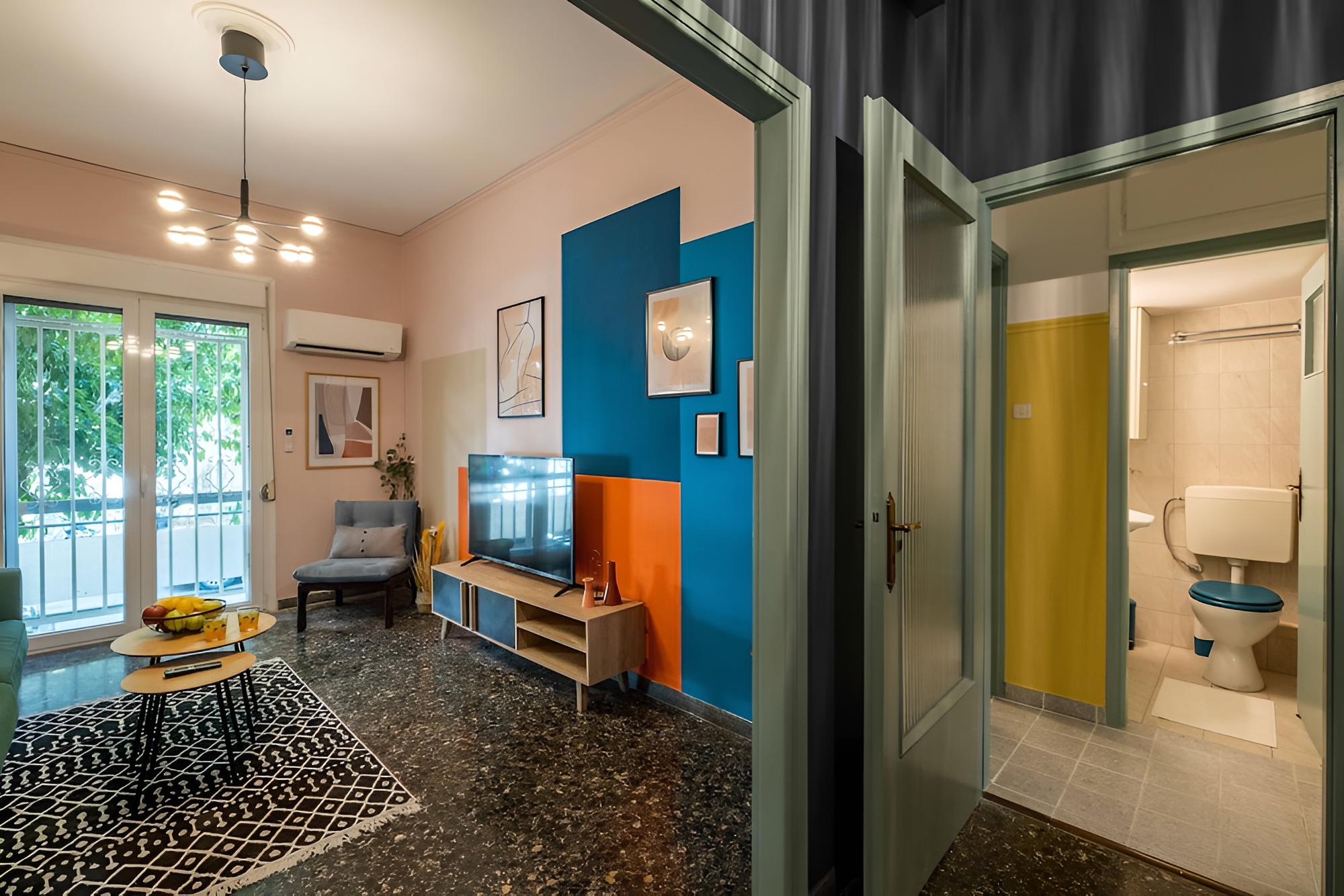 Unique mid-century apt Athens by GHH