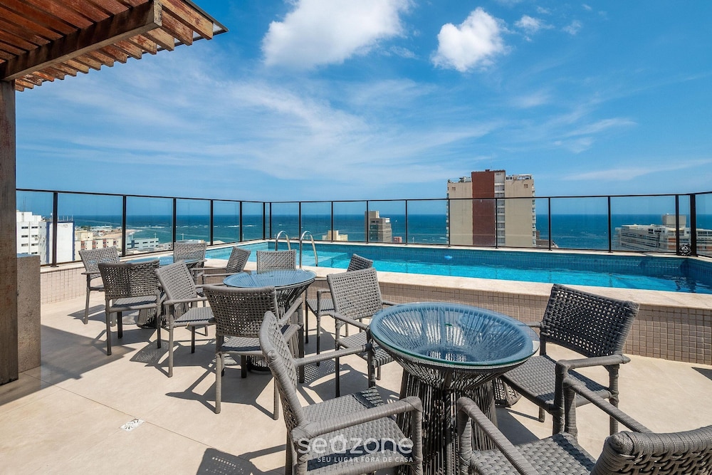 Full Apartments in Building w/ Pool & gym 500m From the Beach - Hpas